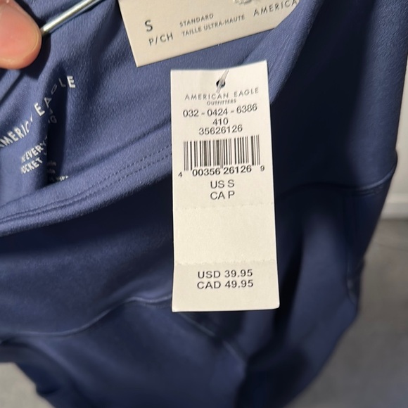 NWT American Eagle Outfitters Navy Leggings - Picture 2 of 4